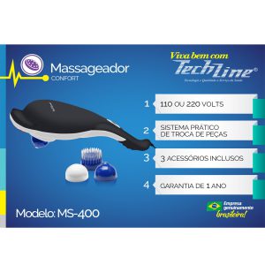 Massageador Confort MS-400 TechLine