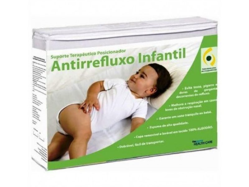 Travesseiro Anti-refluxo Infantil + Capa Copespuma