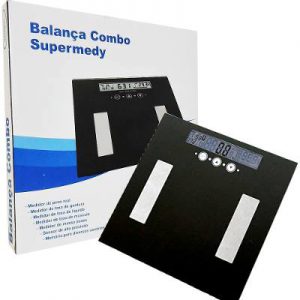 Balança Bioimpedancia Digital Combo Supermedy