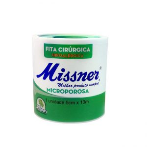 Fita Microporosa Micropore Hipoalergica Missner - 5cmx10m