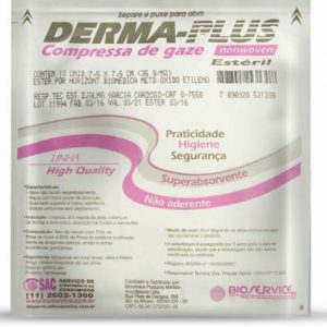 Compressa de Gaze Estéril Não Aderente Derma-Plus Bioservice